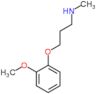 3-(2-methoxyphenoxy)-N-methylpropan-1-amine