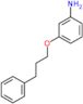 Benzenamine, 3-(3-phenylpropoxy)-, hydrochloride (1:1)