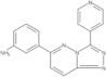 3-[3-(4-Pyridinyl)-1,2,4-triazolo[4,3-b]pyridazin-6-yl]benzenamine