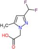 [3-(difluoromethyl)-5-methyl-1H-pyrazol-1-yl]acetic acid