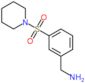 1-[3-(piperidin-1-ylsulfonyl)phenyl]methanamine