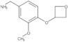 3-Methoxy-4-(3-oxetanyloxy)benzenemethanamine