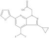 3-Cyclopropyl-4-(difluoromethyl)-6-(2-furanyl)-1H-pyrazolo[3,4-b]pyridine-1-acetic acid