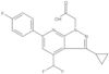 3-Cyclopropyl-4-(difluoromethyl)-6-(4-fluorophenyl)-1H-pyrazolo[3,4-b]pyridine-1-acetic acid