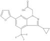 3-Cyclopropyl-6-(2-furanyl)-4-(trifluoromethyl)-1H-pyrazolo[3,4-b]pyridine-1-acetic acid