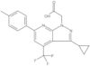 3-Cyclopropyl-6-(4-methylphenyl)-4-(trifluoromethyl)-1H-pyrazolo[3,4-b]pyridine-1-acetic acid