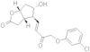 [3aa,4a(E),5b,6aa]-4-[4-(3-Chlorophenoxy)-3-oxo-1-butenyl]hexahydro-5-hydroxy-2H-cyclopenta[b]fura…