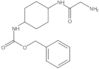 Phenylmethyl N-[4-[(2-aminoacetyl)amino]cyclohexyl]carbamate