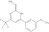 2-Hydrazinyl-4-(3-methoxyphenyl)-6-(trifluoromethyl)pyrimidine