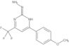2-Hydrazinyl-4-(4-methoxyphenyl)-6-(trifluoromethyl)pyrimidine