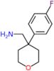 1-[4-(4-fluorophenyl)tetrahydro-2H-pyran-4-yl]methanamine
