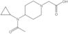 4-(Acetylcyclopropylamino)-1-piperidineacetic acid