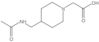 4-[(Acetylamino)methyl]-1-piperidineacetic acid