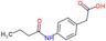 [4-(butanoylamino)phenyl]acetic acid