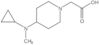 4-(Cyclopropylmethylamino)-1-piperidineacetic acid