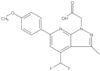 4-(Difluoromethyl)-6-(4-methoxyphenyl)-3-methyl-1H-pyrazolo[3,4-b]pyridine-1-acetic acid