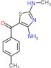 [4-amino-2-(methylamino)-1,3-thiazol-5-yl](4-methylphenyl)methanone