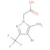 1H-Pyrazole-1-acetic acid, 4-bromo-5-methyl-3-(trifluoromethyl)-