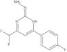 4-(Difluoromethyl)-6-(4-fluorophenyl)-2-hydrazinylpyrimidine