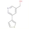 3-Pyridinemethanol, 5-(3-thienyl)-