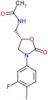 N-{[(5S)-3-(3-fluoro-4-iodophenyl)-2-oxo-1,3-oxazolidin-5-yl]methyl}acetamide