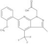 6-(2-Methoxyphenyl)-3-methyl-4-(trifluoromethyl)-1H-pyrazolo[3,4-b]pyridine-1-acetic acid