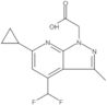 6-Cyclopropyl-4-(difluoromethyl)-3-methyl-1H-pyrazolo[3,4-b]pyridine-1-acetic acid