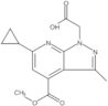 6-Cyclopropyl-4-(methoxycarbonyl)-3-methyl-1H-pyrazolo[3,4-b]pyridine-1-acetic acid