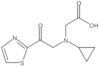 N-Cyclopropyl-N-[2-oxo-2-(2-thiazolyl)ethyl]glycine