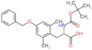 (2S)-3-(4-benzyloxy-2,6-dimethyl-phenyl)-2-(tert-butoxycarbonylamino)propanoic acid