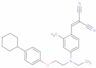 2-[[4-[[2-(4-Cyclohexylphenoxy)ethyl]ethylamino]-2-methylphenyl]methylene]propanedinitrile
