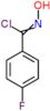 4-fluoro-N-hydroxybenzenecarboximidoyl chloride