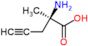 (2R)-2-amino-2-methyl-pent-4-ynoic acid