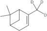 Bicyclo[3.1.1]hept-2-ene, 6,6-dimethyl-2-(methyl-d<sub>3</sub>)-