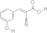 2-Cyano-3-(3-hydroxyphenyl)-2-propenoic acid