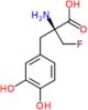 alpha-(fluoromethyl)-3-hydroxy-L-tyrosine