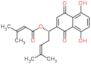 (1S)-1-(5,8-dihydroxy-1,4-dioxo-1,4-dihydronaphthalen-2-yl)-4-methylpent-3-en-1-yl 3-methylbut-2...