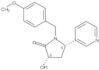 rel-(3R,5R)-3-Hydroxy-1-[(4-methoxyphenyl)methyl]-5-(3-pyridinyl)-2-pyrrolidinone