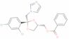 1,3-Dioxolane-4-methanol, 2-(2,4-dichlorophenyl)-2-(1H-imidazol-1-ylmethyl)-, benzoate (ester), (2…