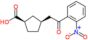 (1R,3S)-3-[2-(2-nitrophenyl)-2-oxo-ethyl]cyclopentane-1-carboxylic acid