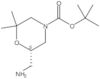 1,1-Dimethylethyl (6S)-6-(aminomethyl)-2,2-dimethyl-4-morpholinecarboxylate