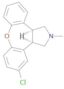 1H-Dibenz[2,3:6,7]oxepino[4,5-c]pyrrole, 5-chloro-2,3,3a,12b-tetrahydro-2-methyl-, cis-