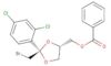 1,3-Dioxolane-4-methanol, 2-(bromomethyl)-2-(2,4-dichlorophenyl)-, 4-benzoate, (2R,4R)-rel-