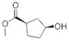 Cyclopentanecarboxylic acid, 3-hydroxy-, methyl ester, (1R-cis)- (9CI)