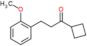 1-cyclobutyl-3-(2-methoxyphenyl)propan-1-one