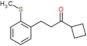 1-cyclobutyl-3-(2-methylsulfanylphenyl)propan-1-one