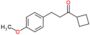 1-cyclobutyl-3-(4-methoxyphenyl)propan-1-one