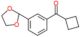 cyclobutyl-[3-(1,3-dioxolan-2-yl)phenyl]methanone