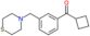 cyclobutyl-[3-(thiomorpholinomethyl)phenyl]methanone