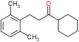 1-cyclohexyl-3-(2,6-dimethylphenyl)propan-1-one